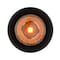 Abrams 3/4" Round 1 LED Bullet Clearance Light - Amber/Clear Lens BCL-R1-AC - alternate 1